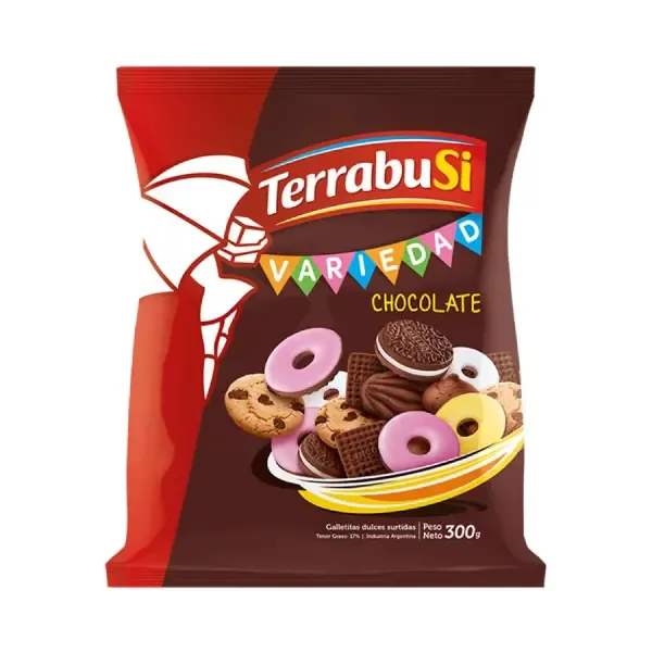 TERRABUSI GALLETAS CHOCOLA/DORADA 310 GR