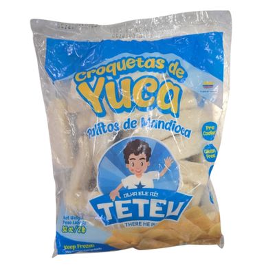 TETEU FROZEN MANDIOCA - CROQUETAS YUCA 2 LBS