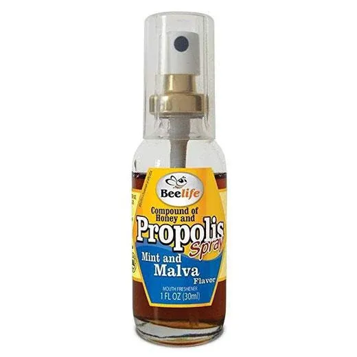 BEELIFE PROPOLIS SPRAY MINT E MALVA 1 OZ