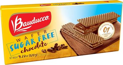 BAUDUCCO WAFER CHOCOLATE SUGAR FREE 4.23 OZ