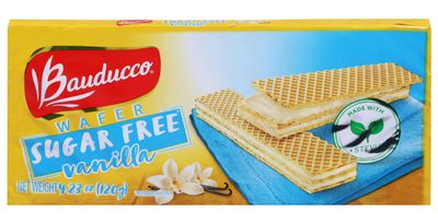 BAUDUCCO WAFER VANILLA SUGAR FREE 4.23 OZ