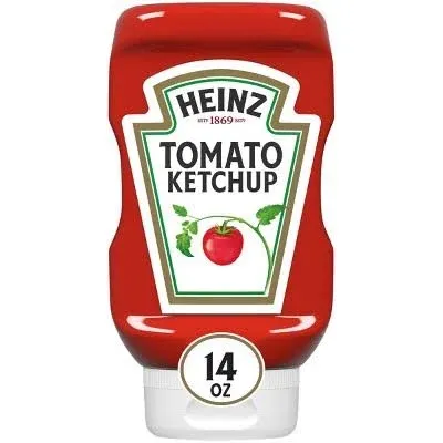 HEINZ KETCHUP SQUEEZE 14 OZ