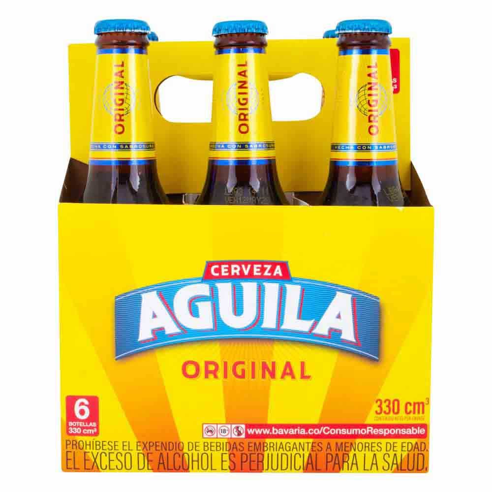 AGUILA CERVEZA 12 FL OZ - BOT 6 PACK