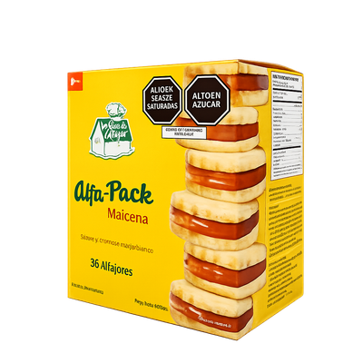 LA CASA DEL ALFAJOR ALFA-PACK MAIZENA 36 CT