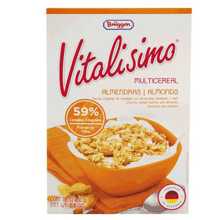 VITALISIMO MULTICEREAL ALMONDS 450 GR