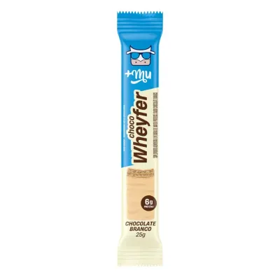 +MU CHOCO WHEYFER CHOC BRANCO BARRINHA 25 GR