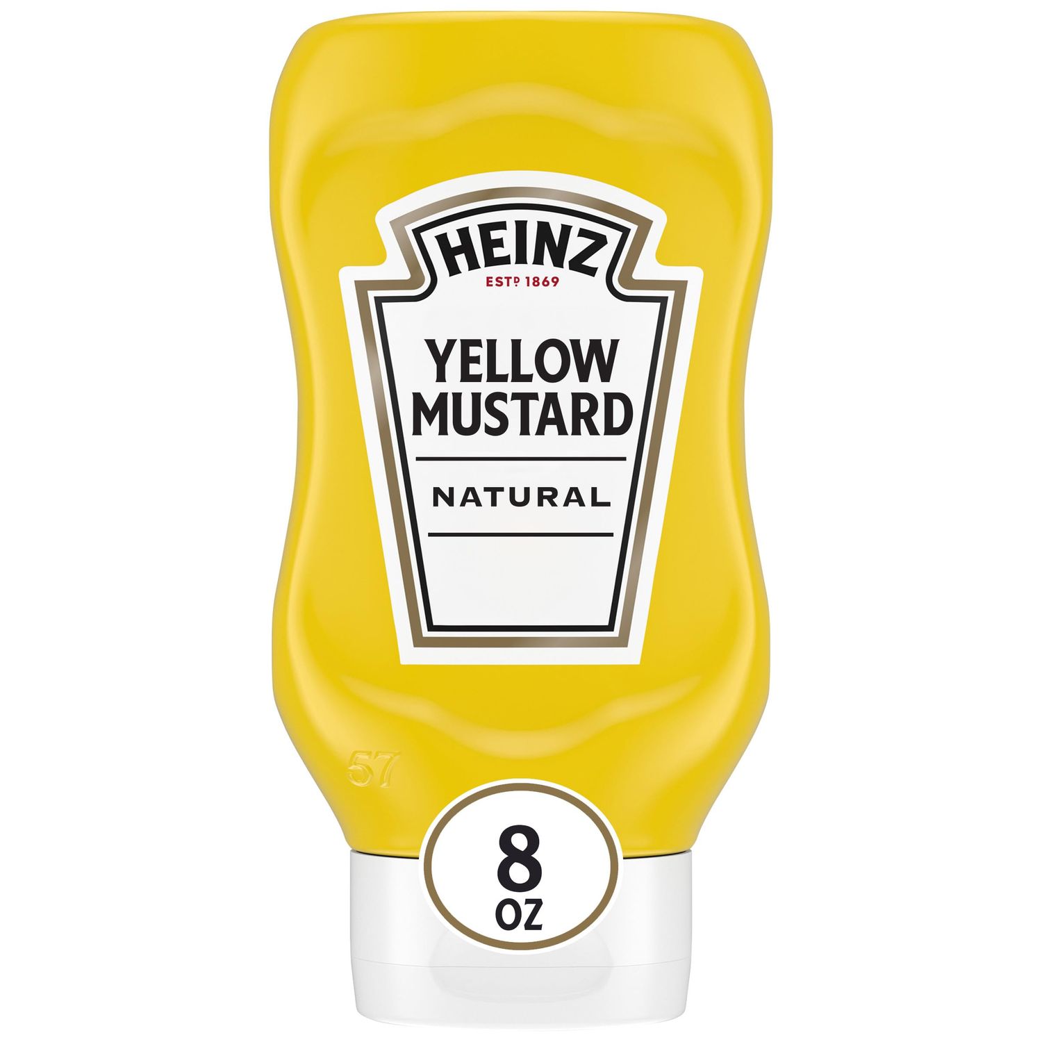 HEINZ YELLOW MUSTARD SQUEEZE 8 OZ