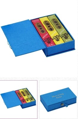 MORNING STAR GIFT BOX NATURAL BACKFLOW INCENSE STICKS, ORGANIC( Wide 5mm)