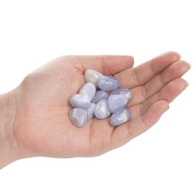 Blue Lace Agate Crystal Stone of Inner Peace 20mm +-