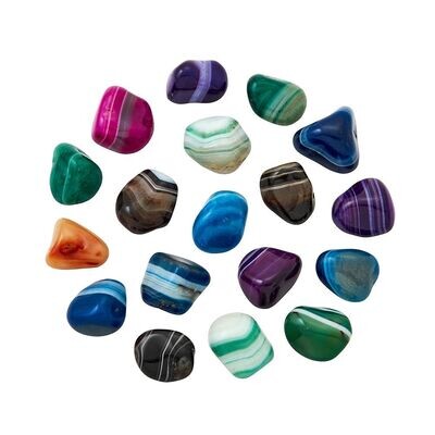 Crazy Lace Agate Crystal Rainbow Colours