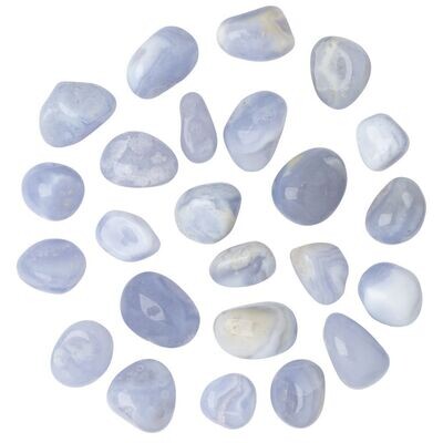 Blue Lace Agate Crystal Stone of Inner Peace 20mm +-