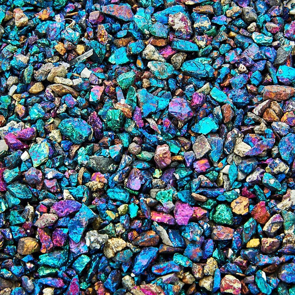 Peacock Ore A grade 5-10mm, 10 in a pack