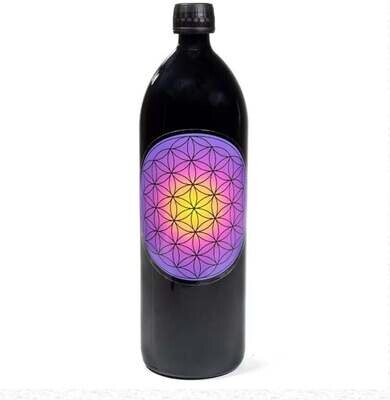 Drinking bottle Miron violet with Flower of Life