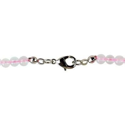 Rose Quartz Crystal Bead Necklace 