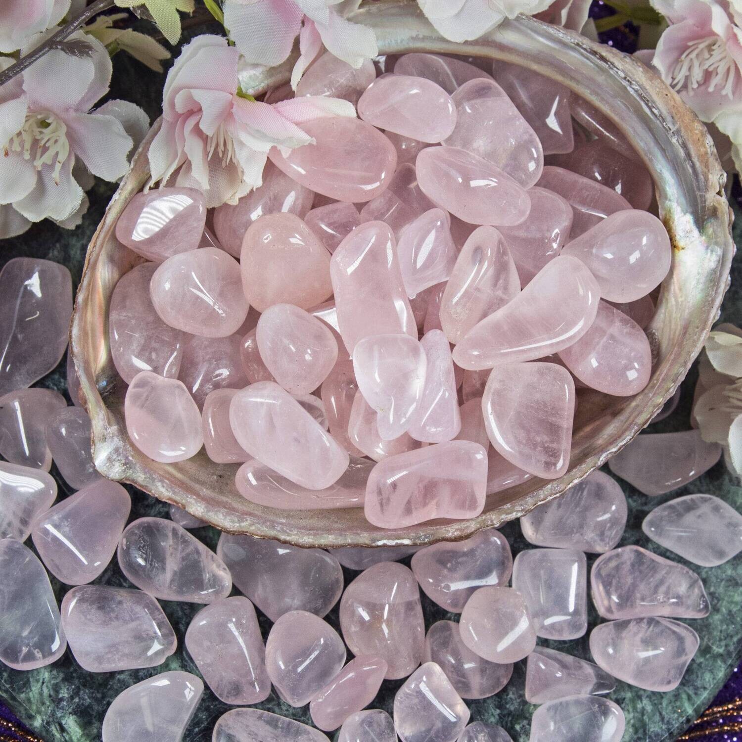 Pink Girasol Tumbled Crystal ♡ Love-Passion-Creativity-Motivation 