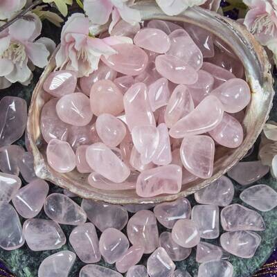 Pink Girasol Tumbled Crystal ♡ Love-Passion-Creativity-Motivation 