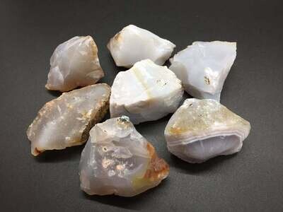 Rough Grey Agate Large - Strength-Grounding- Protection. 