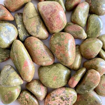 Unakite Tumbled Crystal Healing - Recovery 