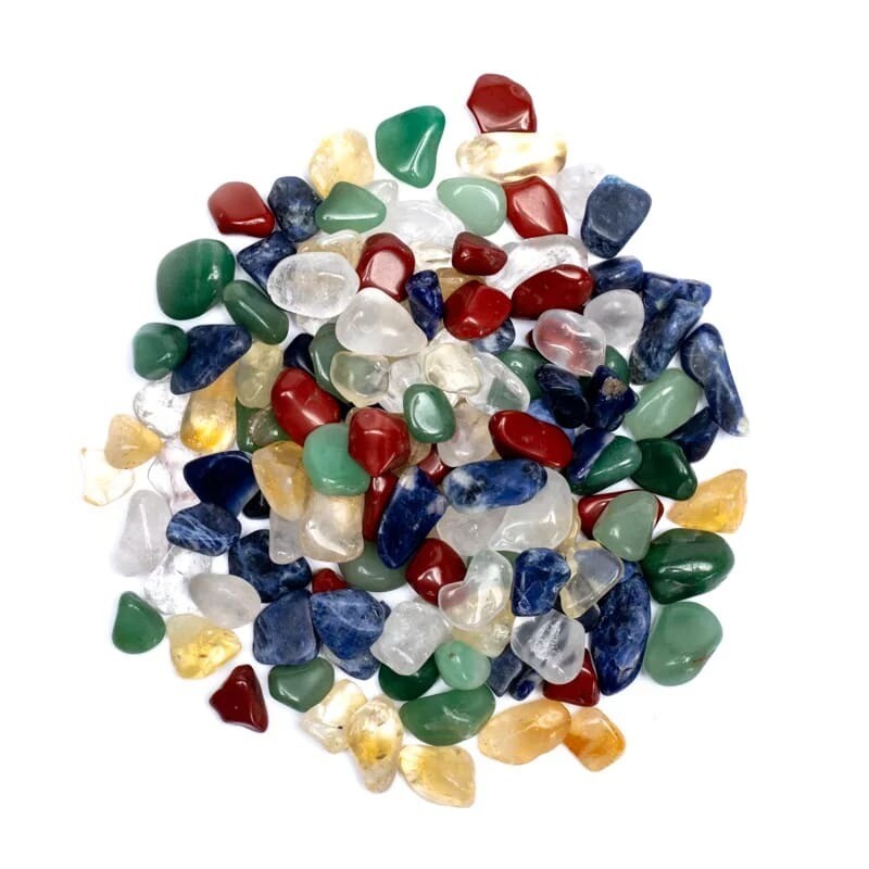 Tibetan Five Chakra tumbled stones
