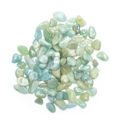Beryl Aqua tumbled crystal 