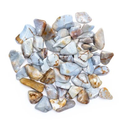 Chalcedony Crystal Tumbled Blue  Self-Insight Communication 