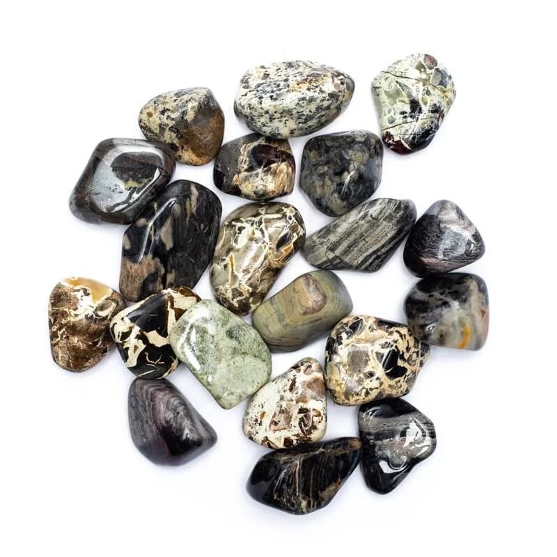 Silverleaf Jasper Natural Stone Crystal Large 