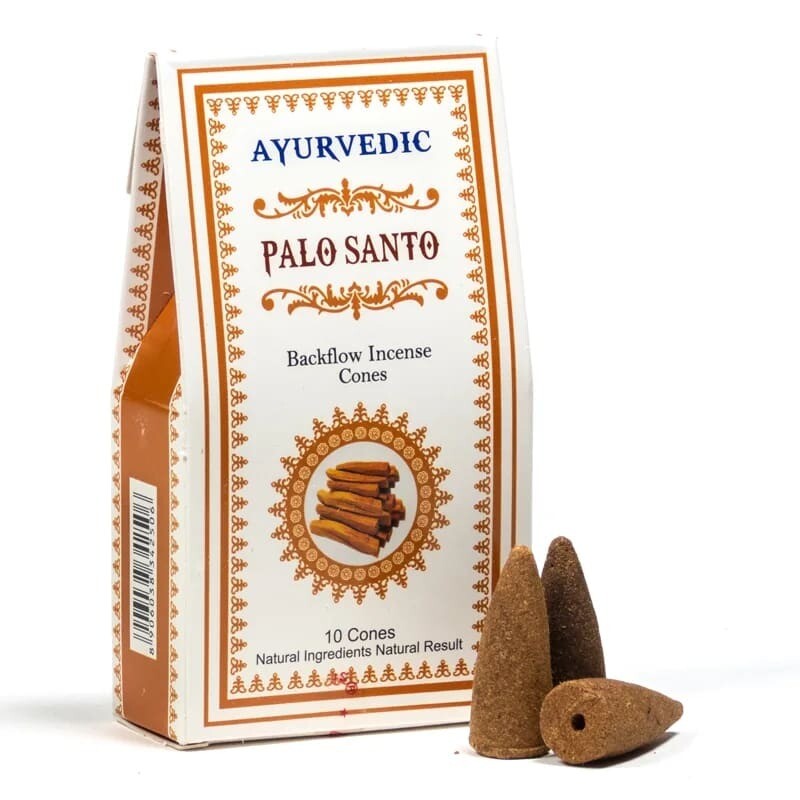 Ayurvedic Palo Santo backflow incense cones