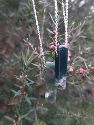 Green Leaf Agate "Let it go" Emotional Healing Amulet 