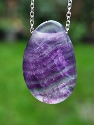 Fluorite Pendant Happy life Amulet