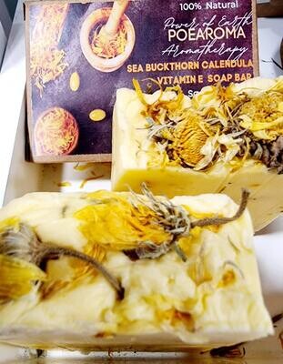 Sea Buckthorn Calendula Vitamin E Soap Bar