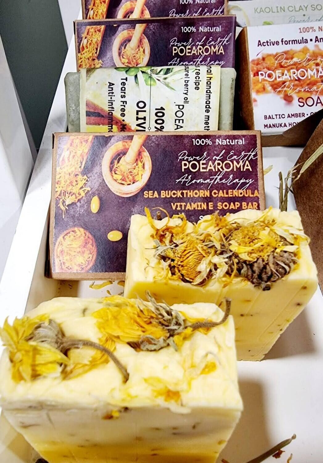 Sea Buckthorn Calendula Vitamin E Soap Bar