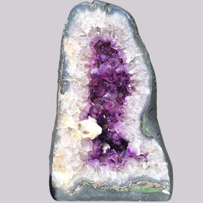 Amethyst Cathedral Geode Druzy Cluster Amethyst Crystal Cathedral Geode - Raw Amethyst Stone Geode Large