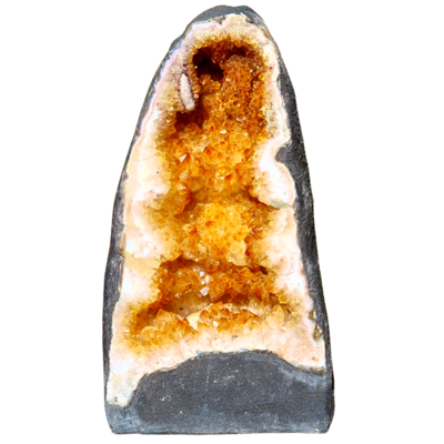 Citrine Cathedral Crystal Cluster Quartz Geode XL