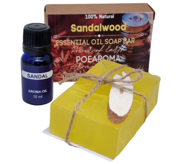 Sandalwood Natural Essential Oil Soap Bar