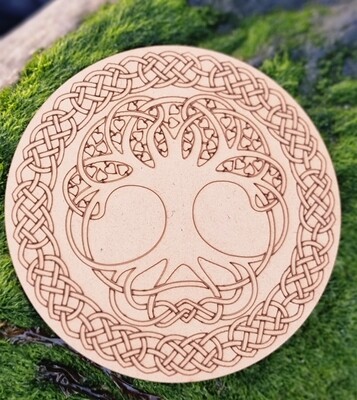 Chakra Crystal Grid Plate Tree of Life Sacred Geometry Healing Spiritual Reiki Pendulum Meditation Metaphysical Wooden Crystal Grid Pendulum Board 