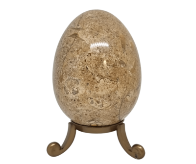 Egg Crystal Healing Natural Stones Large with stand 3"