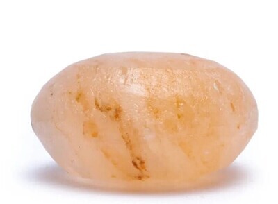 Himalayan salt crystal soap &amp; massage stone round