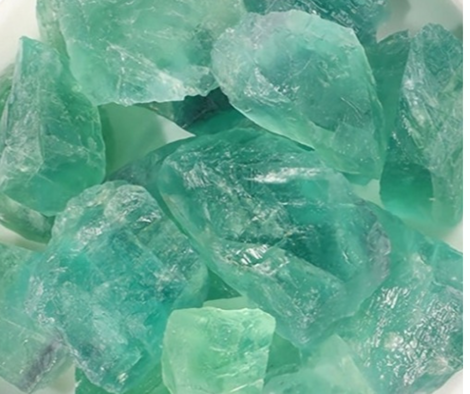 Fluorite Natural Crystal Chinese Green - Stone of Happiness, Harmonizer, Study Aid