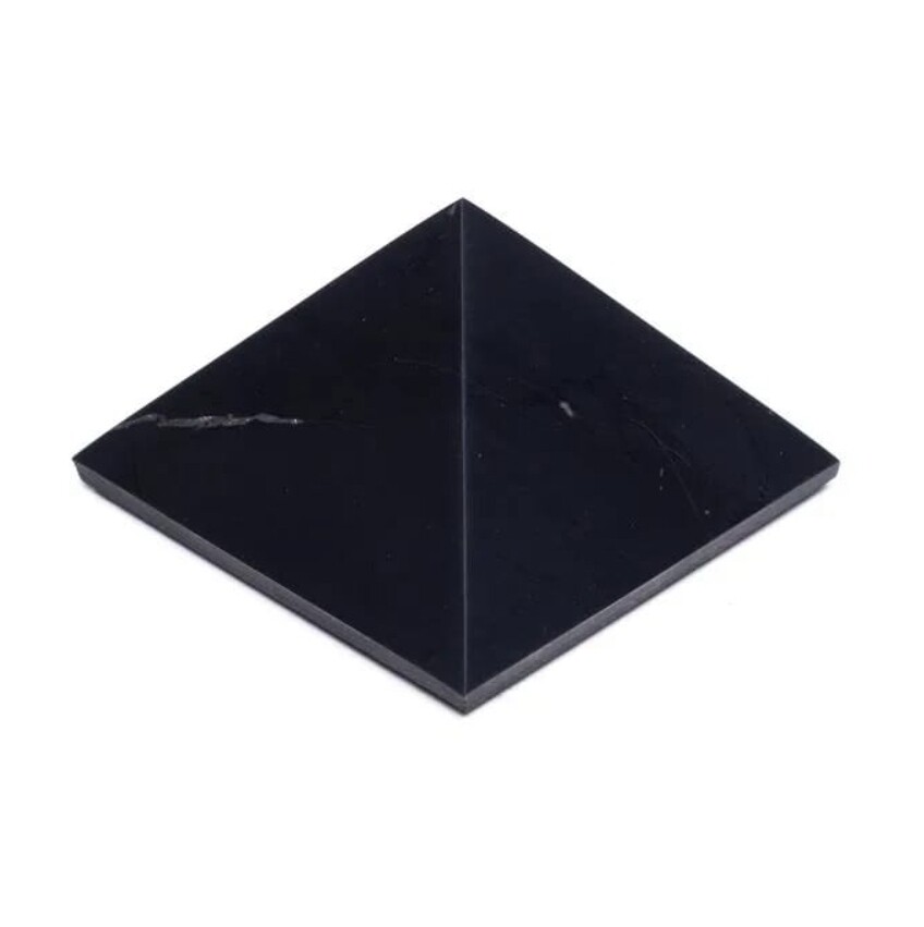 Shungite pyramid crystal Shungite  100% natural protection against EMF radiation and other harmful influences caused by using mobile phones