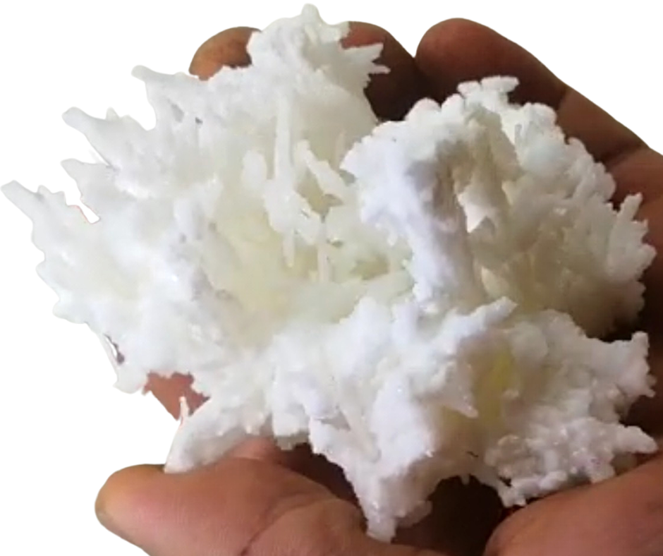Coralloid aragonite.
Mined from Macael.
Almería. SPAIN