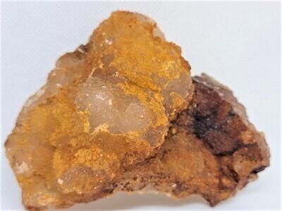Orange Chalcedony Quartz Crystal