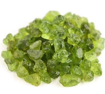 Natural Peridot Stone Rough Crystals Assorted Loose Gemstones