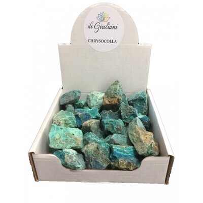 Rough Chrysocolla Natural Crystal Calms/ Re-energies 