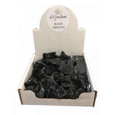 Black Obsidian Crystal Rough Natural Stone ±3-6cm