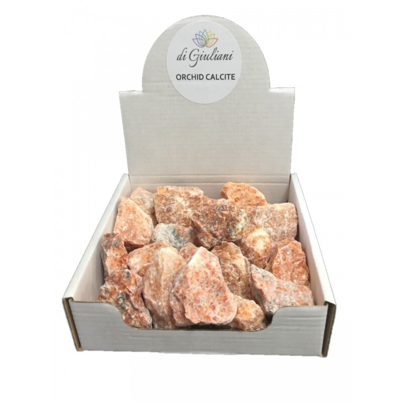 Rough Orchid Calcite Natural Crystal Motivation Energy 