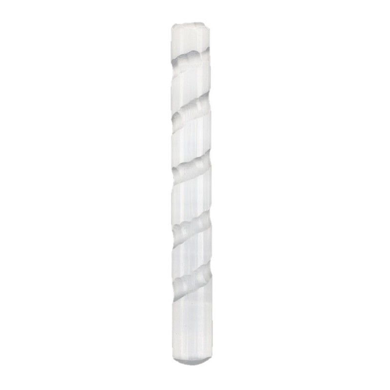 Selenite Crystal Spiral Massage Wand