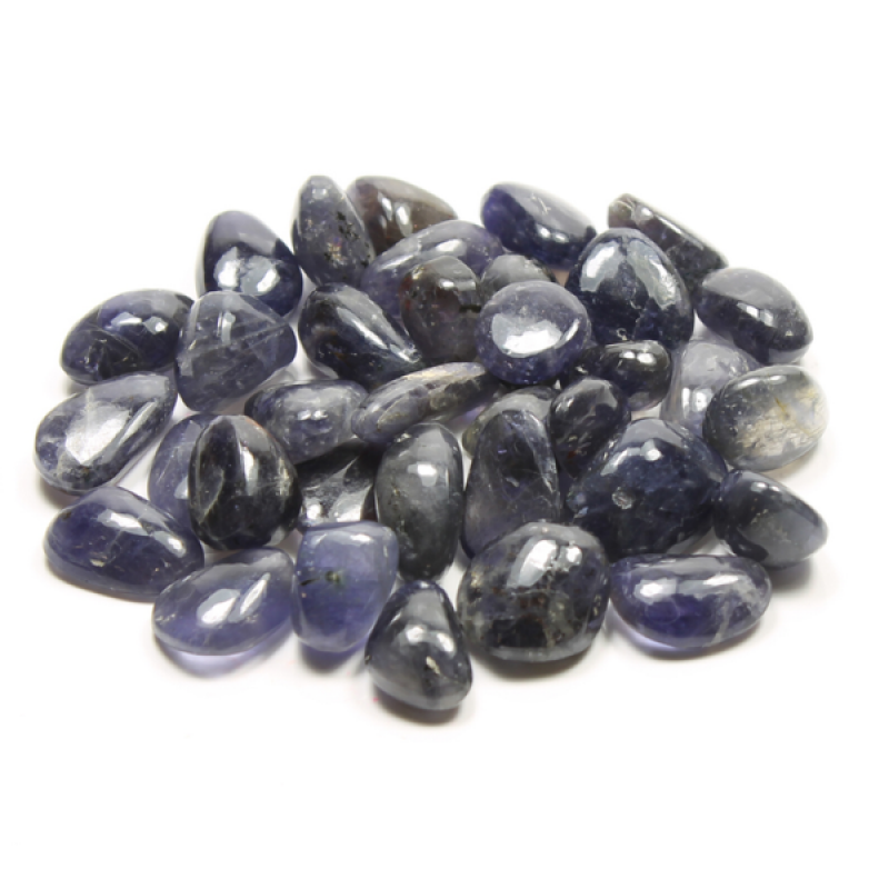 Iolite Tumbled Natural Crystal - Safe journey 