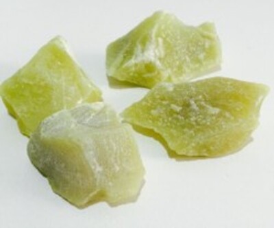 Serpentine Rough Crystal Lemon Green Quartz Stone