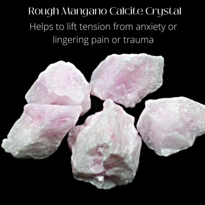 Mangano Calcite Crystal Rough Rare