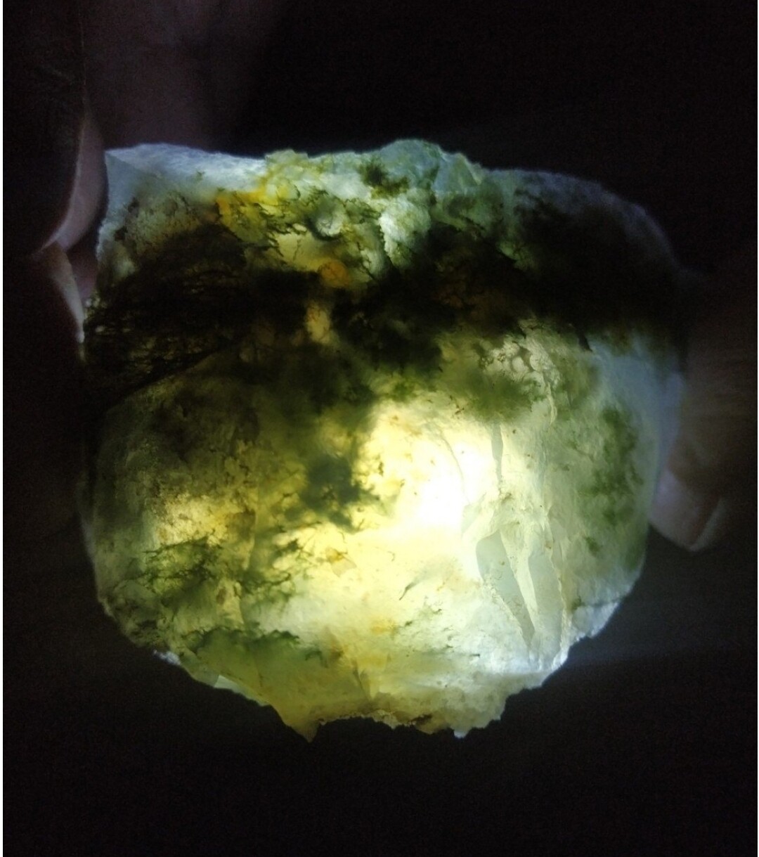 Moss Agate Rough Crystal Natural Stone 